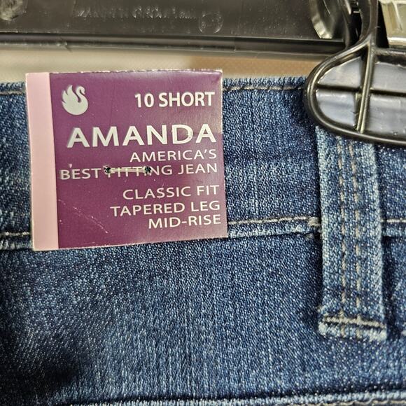 Gloria Vanderbilt Amanda Blue Denim  Jeans NWT Women's 10S - Picture 7 of 7